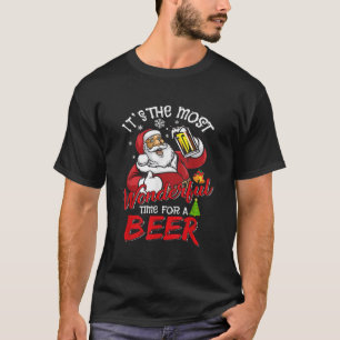 Camiseta É O Momento Mais Maravilhoso Para Um Papai noel De