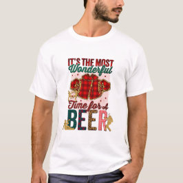 Camiseta É o momento mais maravilhoso para uma cerveja