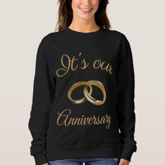 Camiseta É o nosso casal de comemoração do casamento marido
