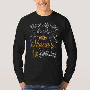 Camiseta É o primeiro aniversario da minha sobrinha