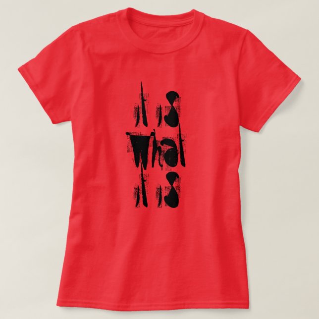 Camiseta É O Que É (Frente do Design)