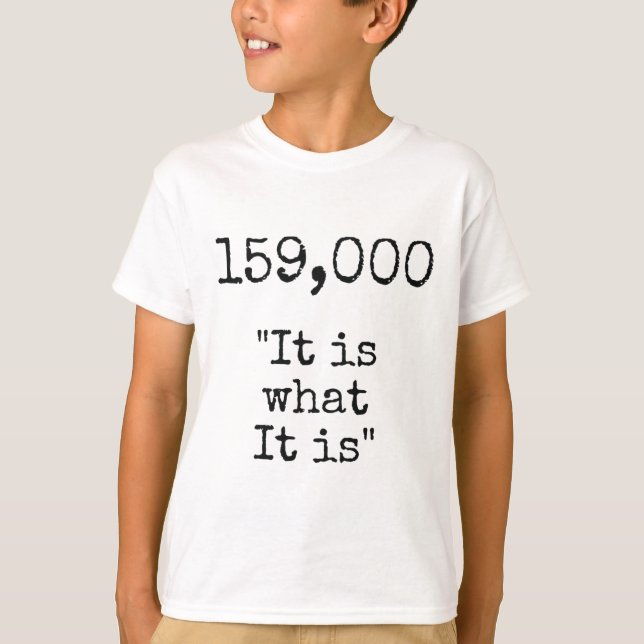 Camiseta É O Que É Citação de Trump (Frente)