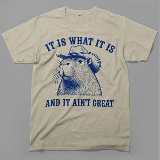 Camiseta É O Que É E Não É Ótimo Capivara