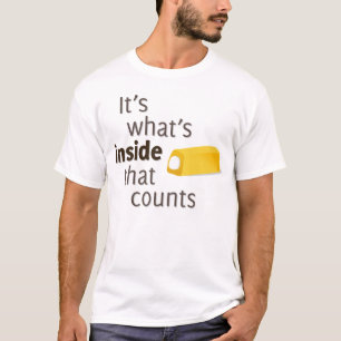 Camiseta É o que é o interior que conta