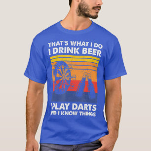 Camiseta É O Que Eu Bebo Cerveja Eu Toco Dardos