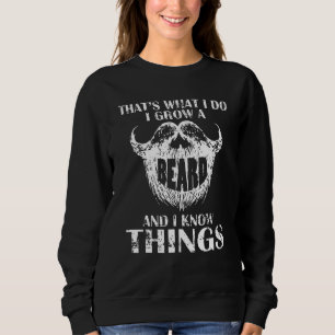 Camiseta É O Que Eu Faço, Cultivo Uma Barba E Sei Coisas