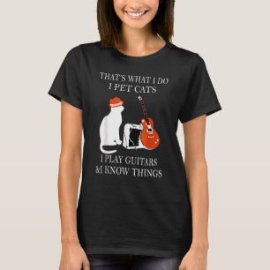 Camiseta É O Que Eu Faço, Pinto Gatos, Toco Guitarras E Sei
