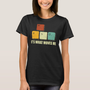 Camiseta É o que me move Videos games de computador engraça