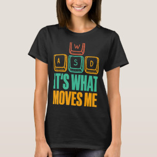 Camiseta É o que me move WASD I Jogos do Pc Game