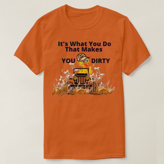 Camiseta É o que você faz que você faça (Frente do Design)
