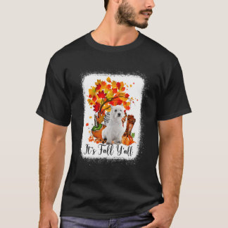 Camiseta É O Queda... O Cachorro Westie no Dia das Bruxas.