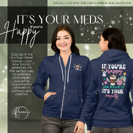 Camiseta É o Seu Meds Full-Zip Hoodie