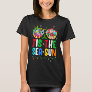 Camiseta É o Sol do Mar Santa Praia Verão Natal em Julho