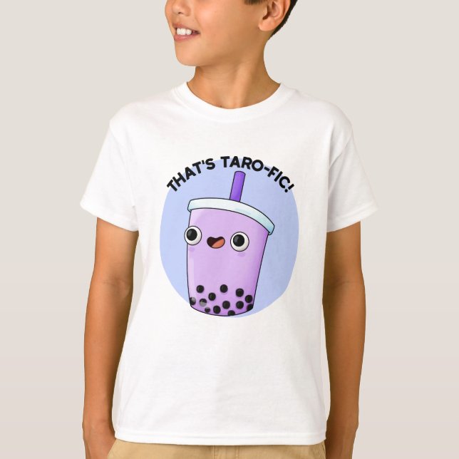 Camiseta É o Taroffic Funny Boba Tea Pun (Frente)