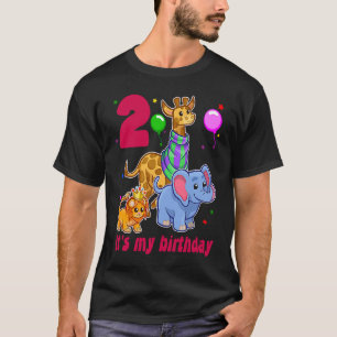Camiseta É o tema do meu zoológico de roupas de segundo ani