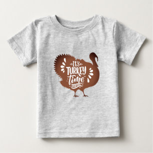 Camiseta É o tempo da Turquia para a Ação de Graças