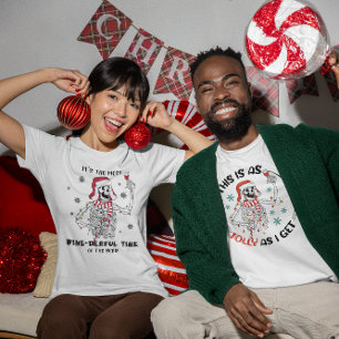 Camiseta É o tempo mais maravilhoso do esqueleto do esquele