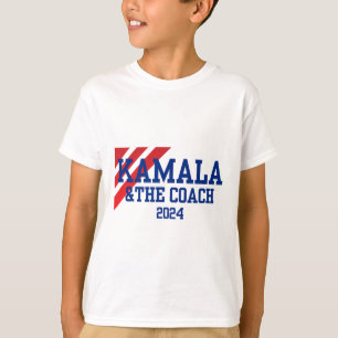Camiseta E O Treinador 2024 Kamala Harris Tim Walz