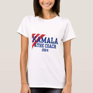Camiseta E O Treinador 2024 Kamala Harris Tim Walz