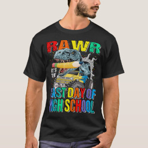 Camiseta É o último dia do monstro do Segundo grau Din