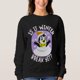 Camiseta É o WINTER Break Ainda desfrute do frio com