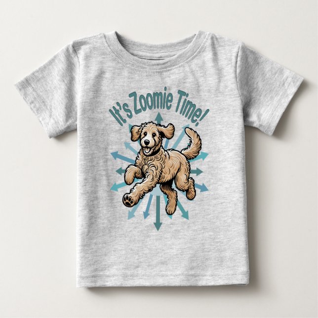 Camiseta É o Zoomie Time Doodle (Frente)