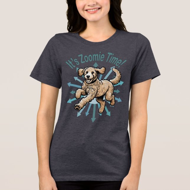 Camiseta É o Zoomie Time Doodle (Frente)