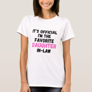 Camiseta é oficial eu sou a filha favorita na lei