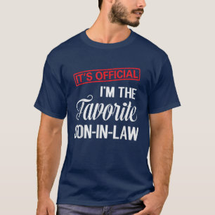 Camiseta É oficial eu sou o genro favorito