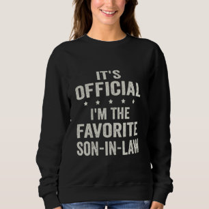 Camiseta É oficial, eu sou o genro favorito