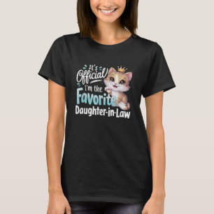Camiseta É oficial. Sou a Filha-de-Direito favorita.