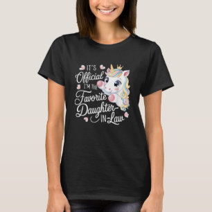 Camiseta É oficial. Sou a nora favorita.