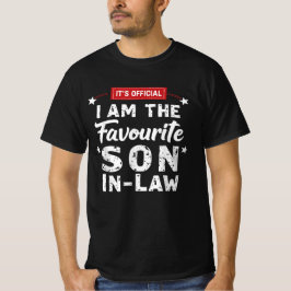 Camiseta É oficial, sou o genro favorito