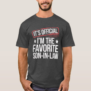 Camiseta É oficial, sou o genro favorito