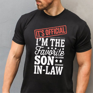 Camiseta É oficial, sou o genro favorito