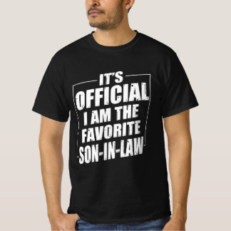 Camiseta É oficial, sou o genro favorito