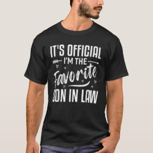 Camiseta É oficial, sou o genro favorito.