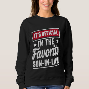Camiseta É oficial. Sou o genro favorito.
