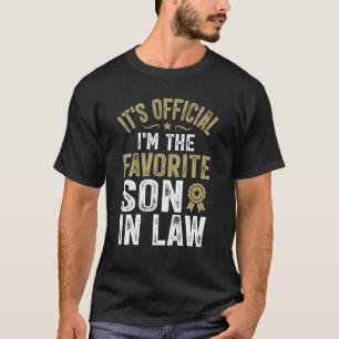Camiseta É Oficial Sou O Genro Favorito Masculino Gordo