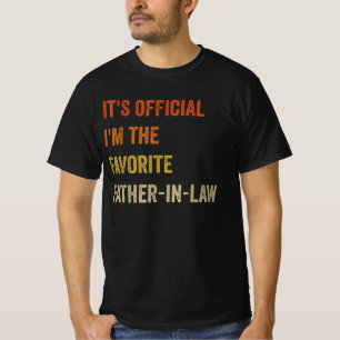 Camiseta É oficial, sou o sogro favorito