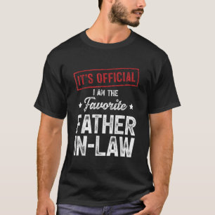 Camiseta É oficial, sou o sogro favorito