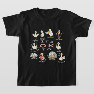 Camiseta É Ok Ser Diferente Ganso Autismo, Neurodiversidade