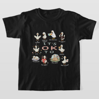 Camiseta É Ok Ser Diferente Ganso Autismo, Neurodiversidade