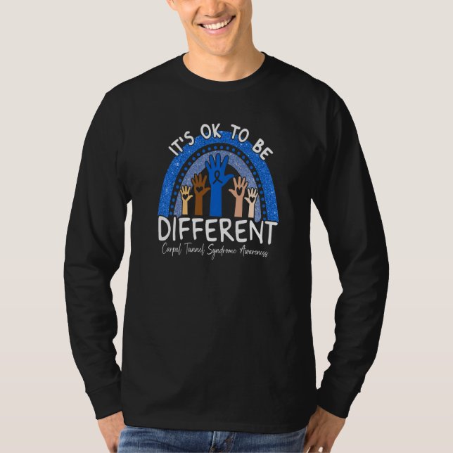 Camiseta É Ok Ser Diferente Síndrome do Túnel do Carpo Awa (Frente)