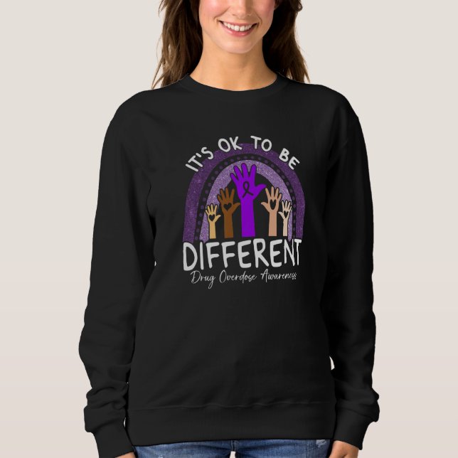 Camiseta É Ok Ser Diferente Superdosagem de Droga Conscient (Frente)