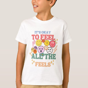 Camiseta É Okay ,Sentir Todos Os Sentimentos, Saúde Mental