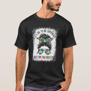 Camiseta É Okay Ser Diferente Conscientização do Autismo Co