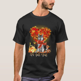 Camiseta É outono Todos os Roucos de Cachorros Amantes de A