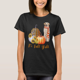 Camiseta É outono Vocês todos Cachorro Labrador Cachorro Le