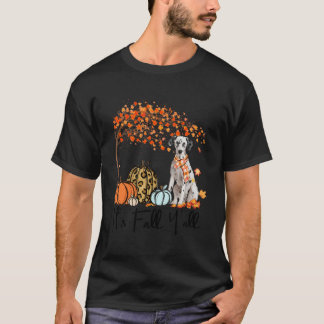 Camiseta É outono Vocês Todos Cachorros Dalmacianos No Outo
